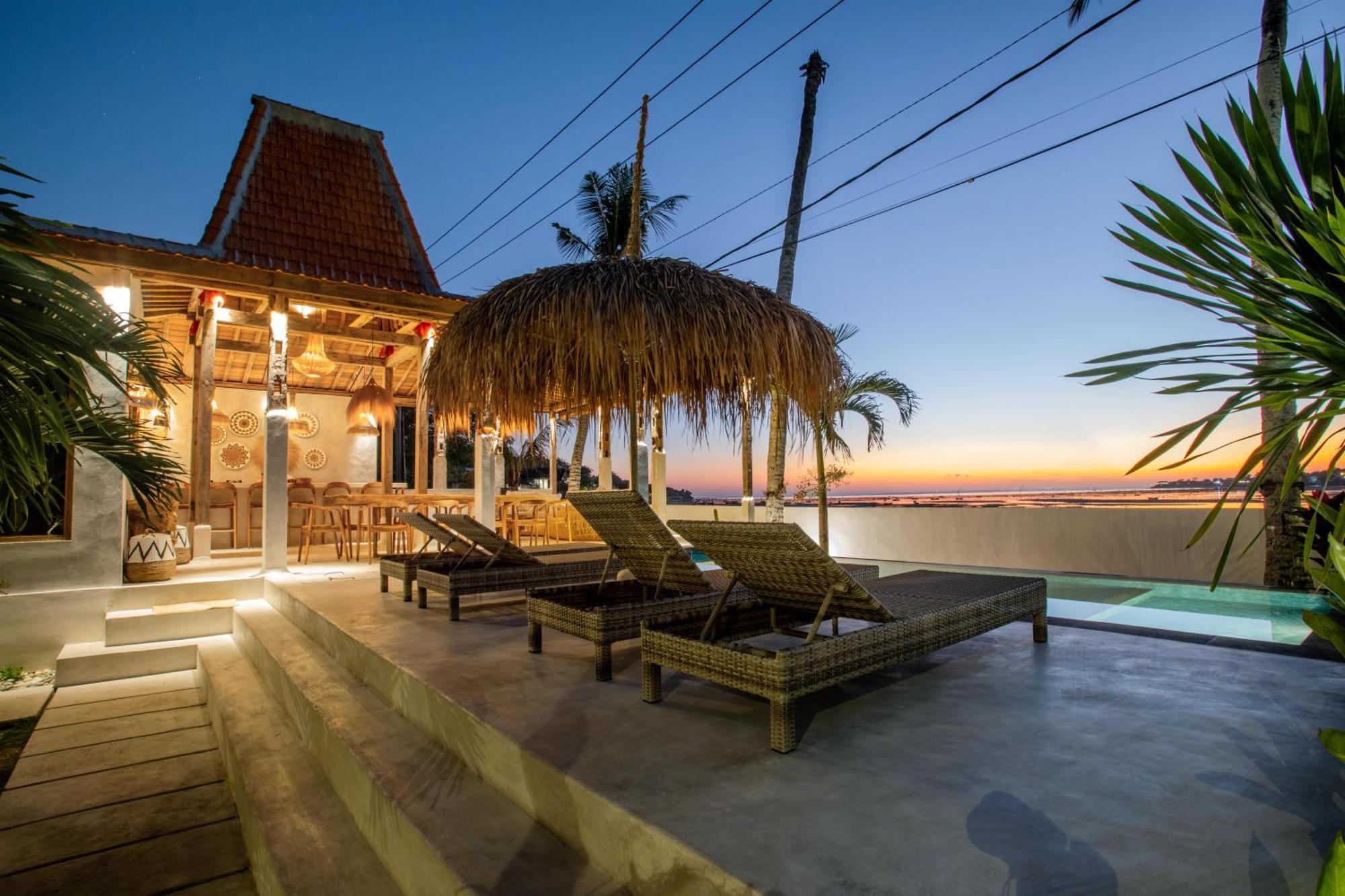 Sunset House Ceningan, 10 Person Beachview Private Villa Lembongan Esterno foto